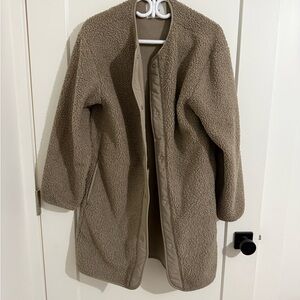 Aritzia Teddy Jacket in Warm Brown